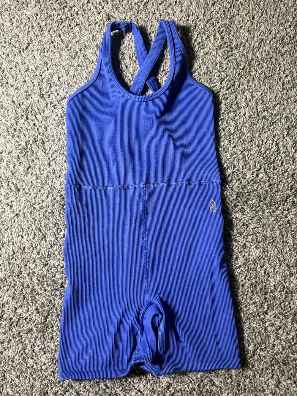 FP Movement by Free People Good Karma Runsie In Deep Blue Size XS